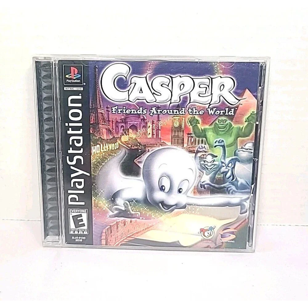 Casper Friends Around the World (Sony PlayStation 1, 2000) PS1 CIB Complete